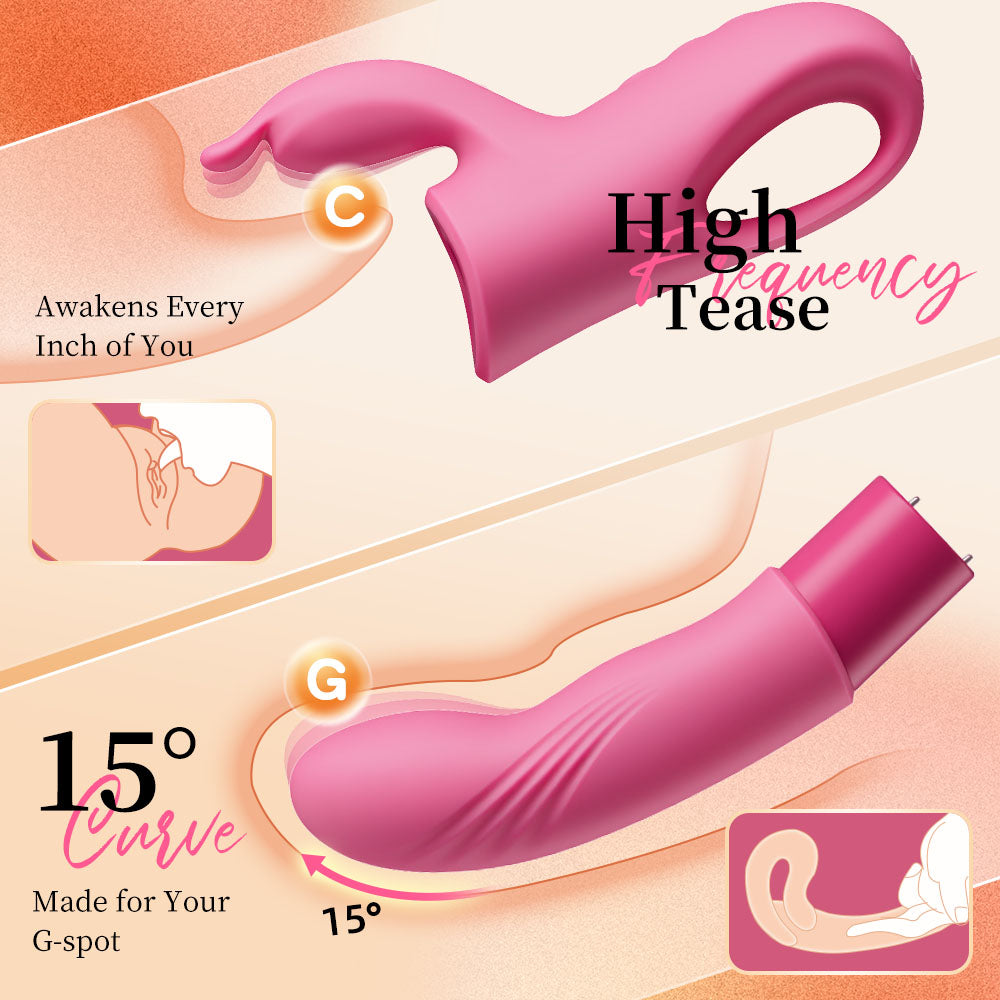 RiderGo Finger Vibrator – Smart G-spot & Clitoral Stimulator with Magnetic Attachment