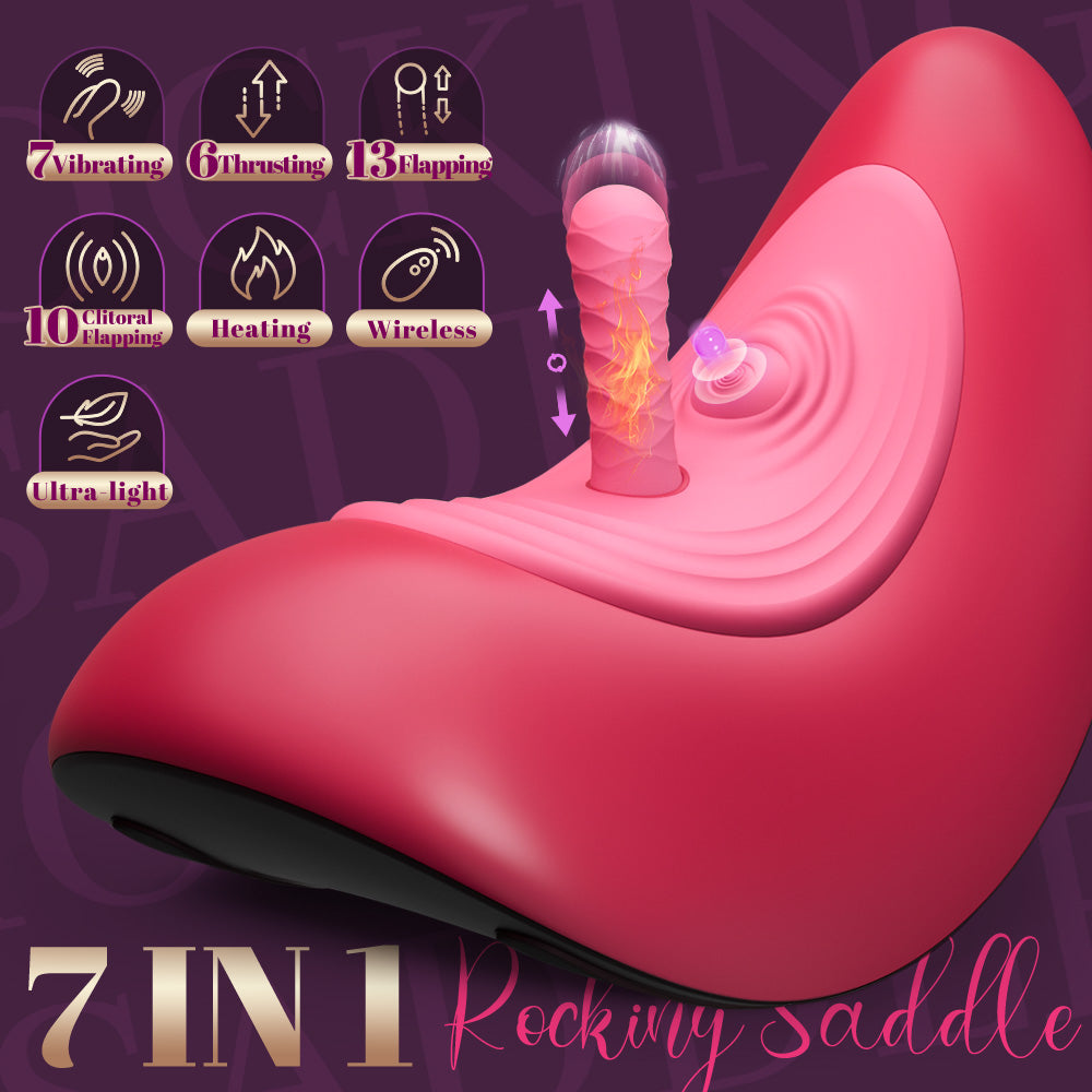 VVD Rider Desire –Riding Sex Machine Sex Saddle with 3 Interchangeable Vibrators