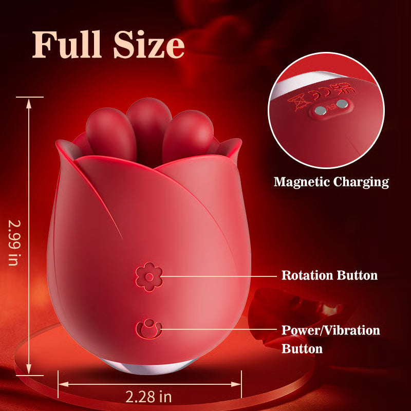 Myosotis Vibrating Rotating Clit Vibrator For Full Body Pleasure Women Men