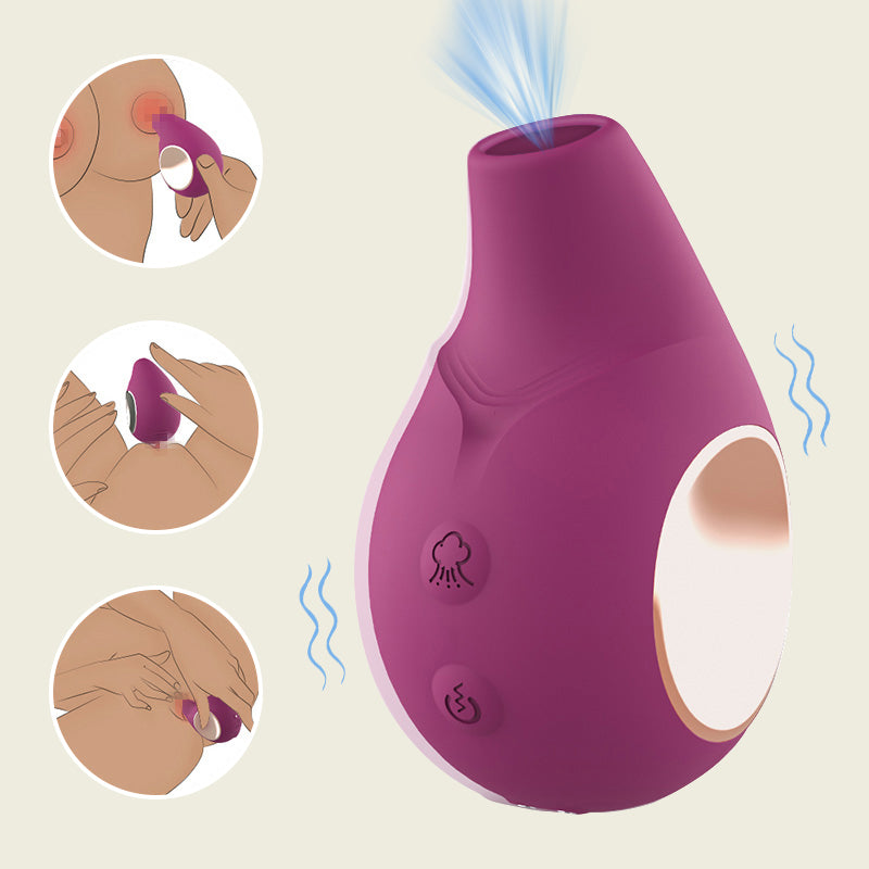 Penny - 9 Sucking & Vibrating Clitoral Suction Vibrators Nipple Toys