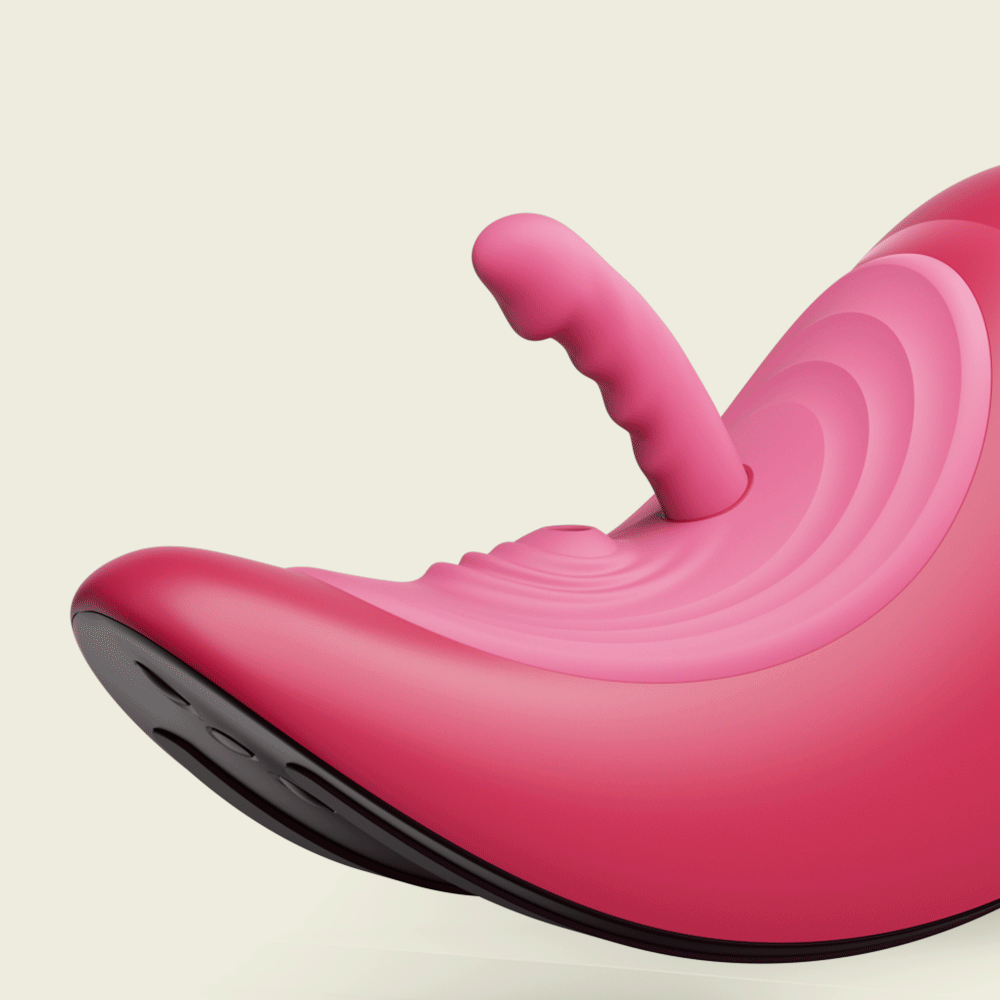 Rider Desire, Hands-Free Vibrators with 3 Attachments, Dual Stimulation with 5 Functions, Sex Toy for Women