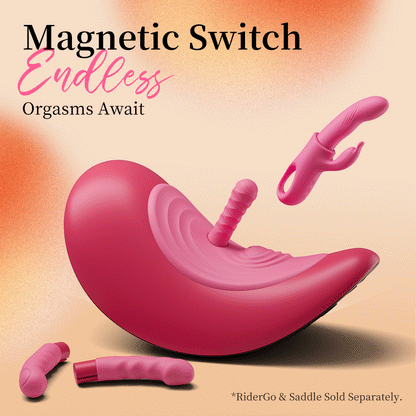 RiderGo Finger Vibrator – Smart G-spot & Clitoral Stimulator with Magnetic Attachment