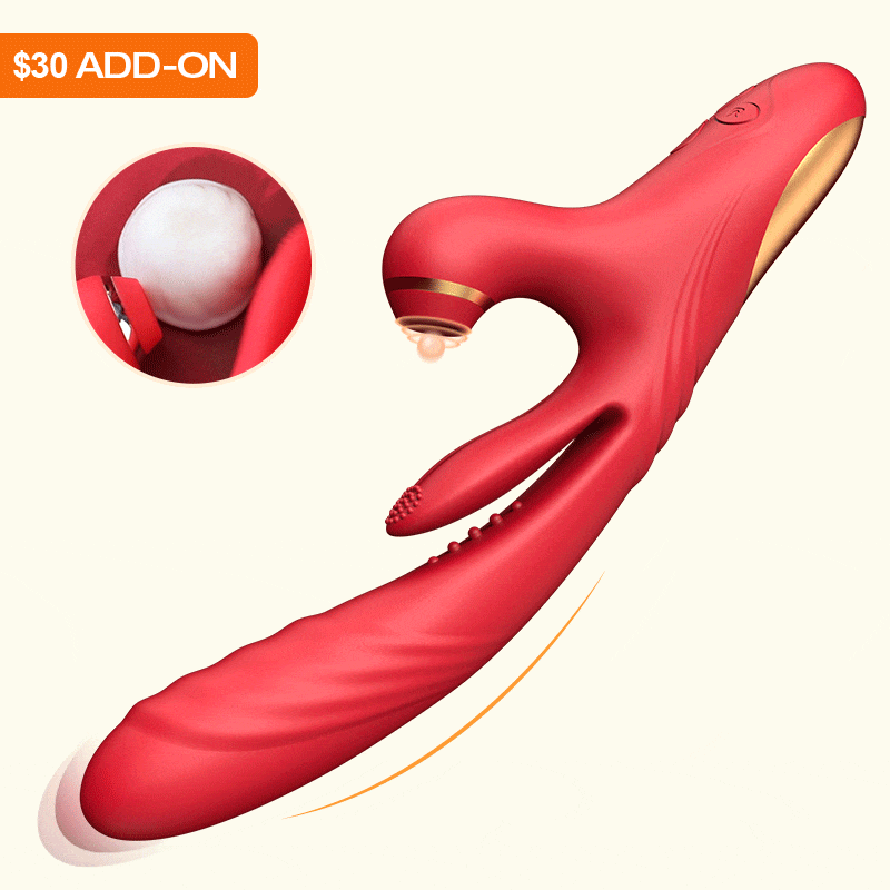 7 Sucking 3 Thrusting & Vibration 10 Tapping G Spot Vibrator Free Shipping