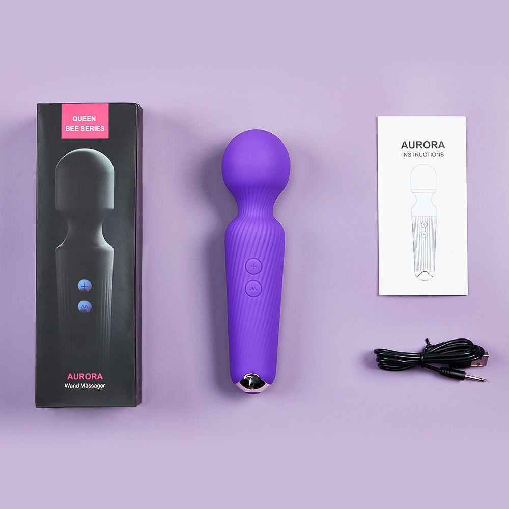 LUCIA Massage Wand – Silicone Vibrator with 6 Patterns