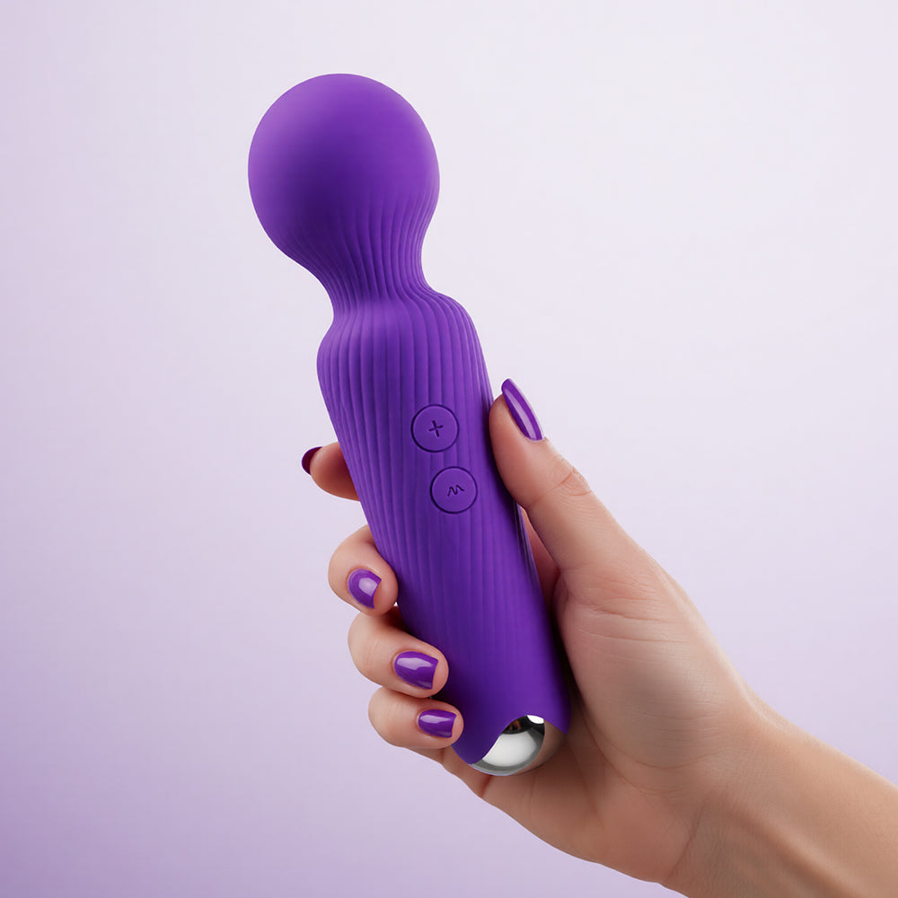 LUCIA Massage Wand – Silicone Vibrator with 6 Patterns