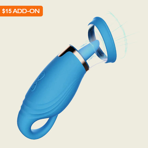 Sierra Suction Intensity Tongue-licking Clit & Nipple Stimulator