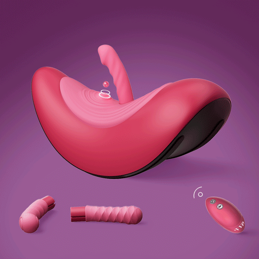 Rider Desire, Sex-Sattel mit 3 Aufsätzen für Paare