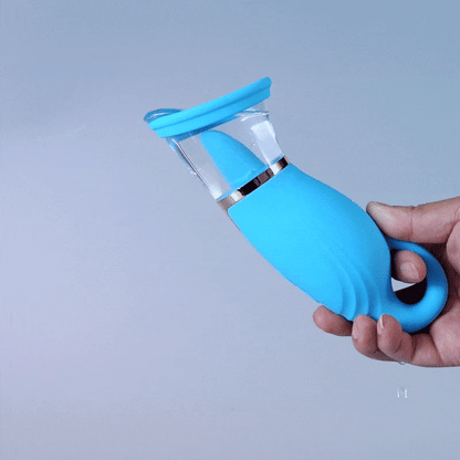 Sierra Suction Intensity Tongue-licking Clit & Nipple Stimulator