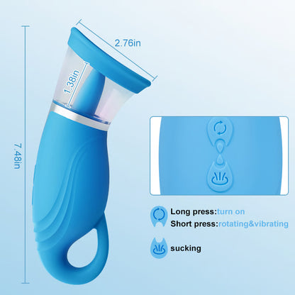 Sierra Suction Intensity Tongue-licking Clit & Nipple Stimulator