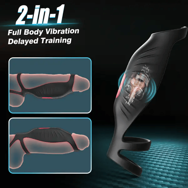 SemenSentry - Vibrating 2 IN 1 Cock Ring