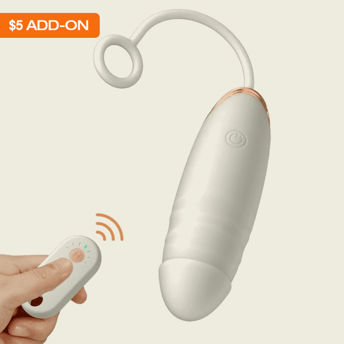 Thrusting & 42°C Heating Portable Bullet Vibrator Double Stimulation For Beginner